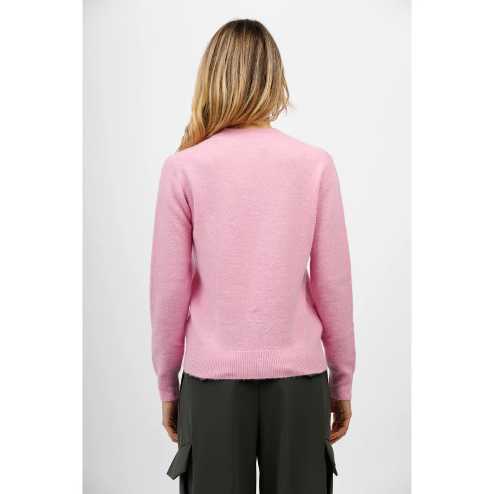 MC2 Saint Barth Sorbonne Ronde Hals Shirt Pink Dames