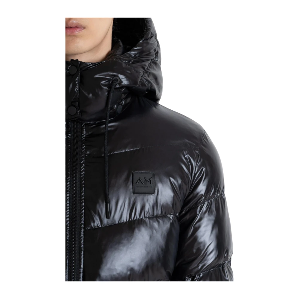 Antony Morato Gewassen Nylon Regular Fit Jas Black Heren