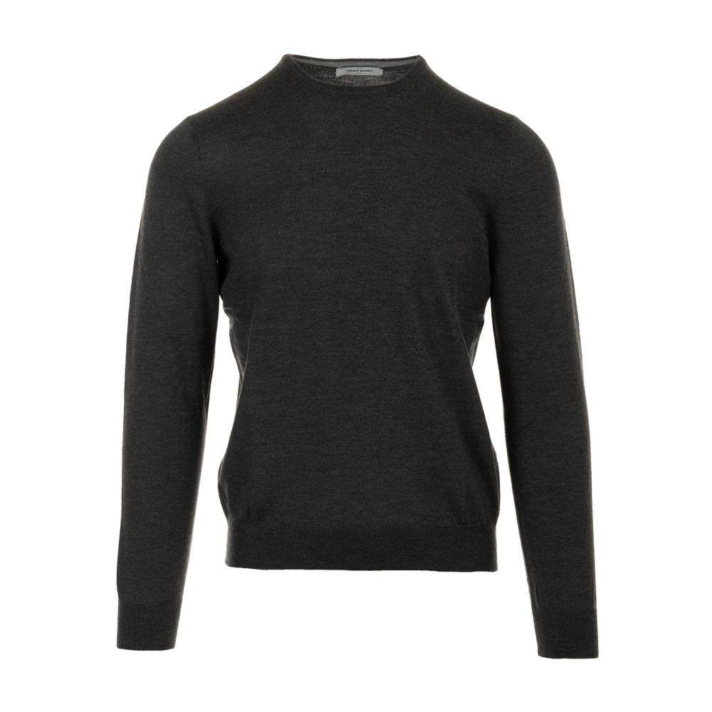Gran Sasso Grijze Sweater Paricollo Gray Heren