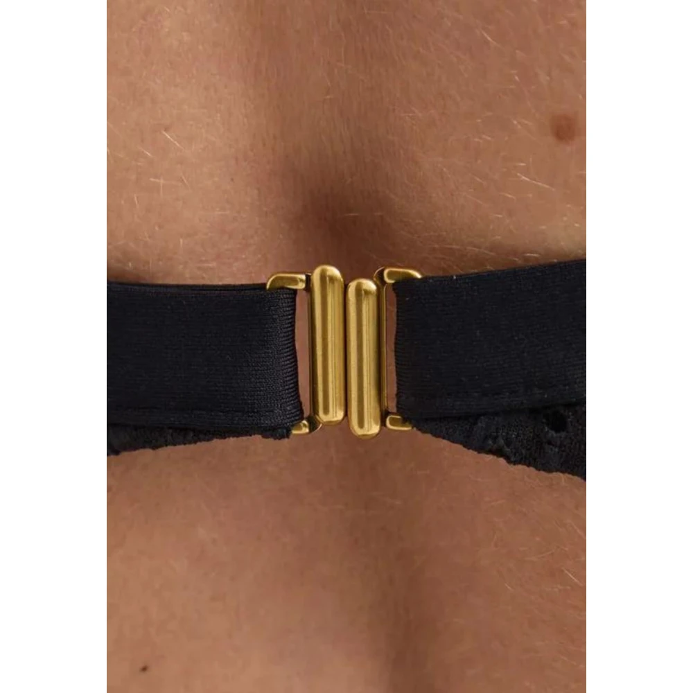 Twinset Zwart Zee Kleding Snap Sluiting Black Dames