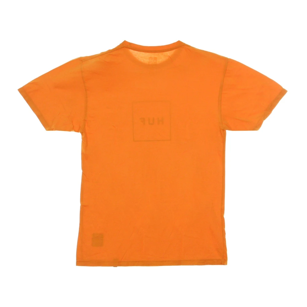 HUF Logo Heren T-shirt Roest Oranje Orange Heren