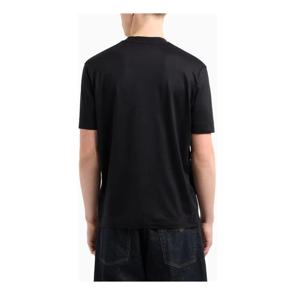 Emporio Armani Stijlvolle T-shirts en Polos Black Heren