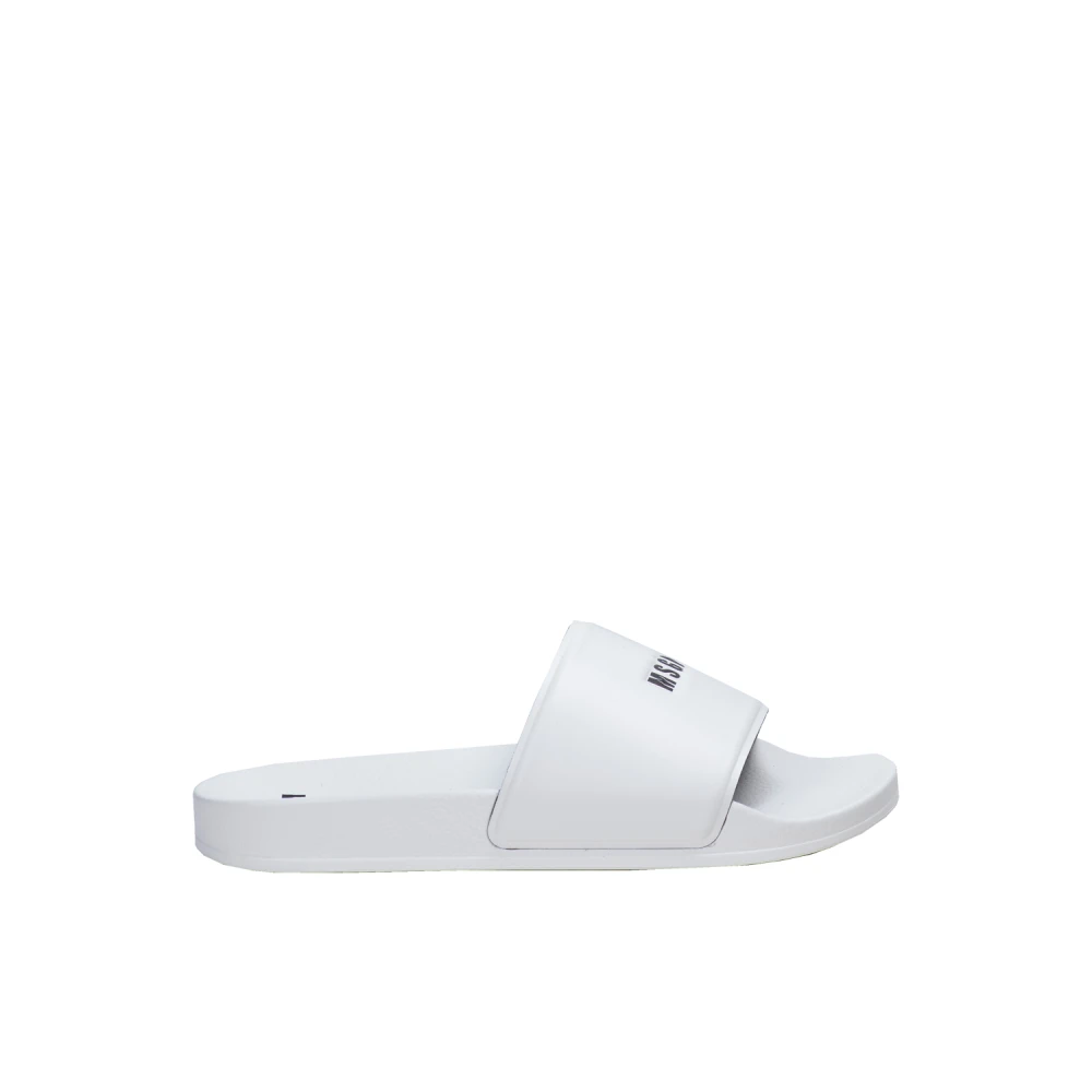 Msgm Sandals White, Herr