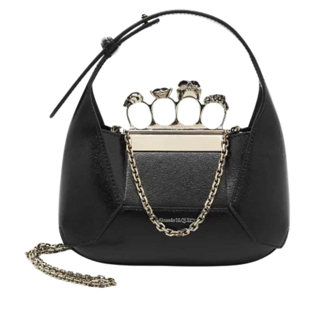 Alexander McQueen Pre-owned Leather handbags Black Dames