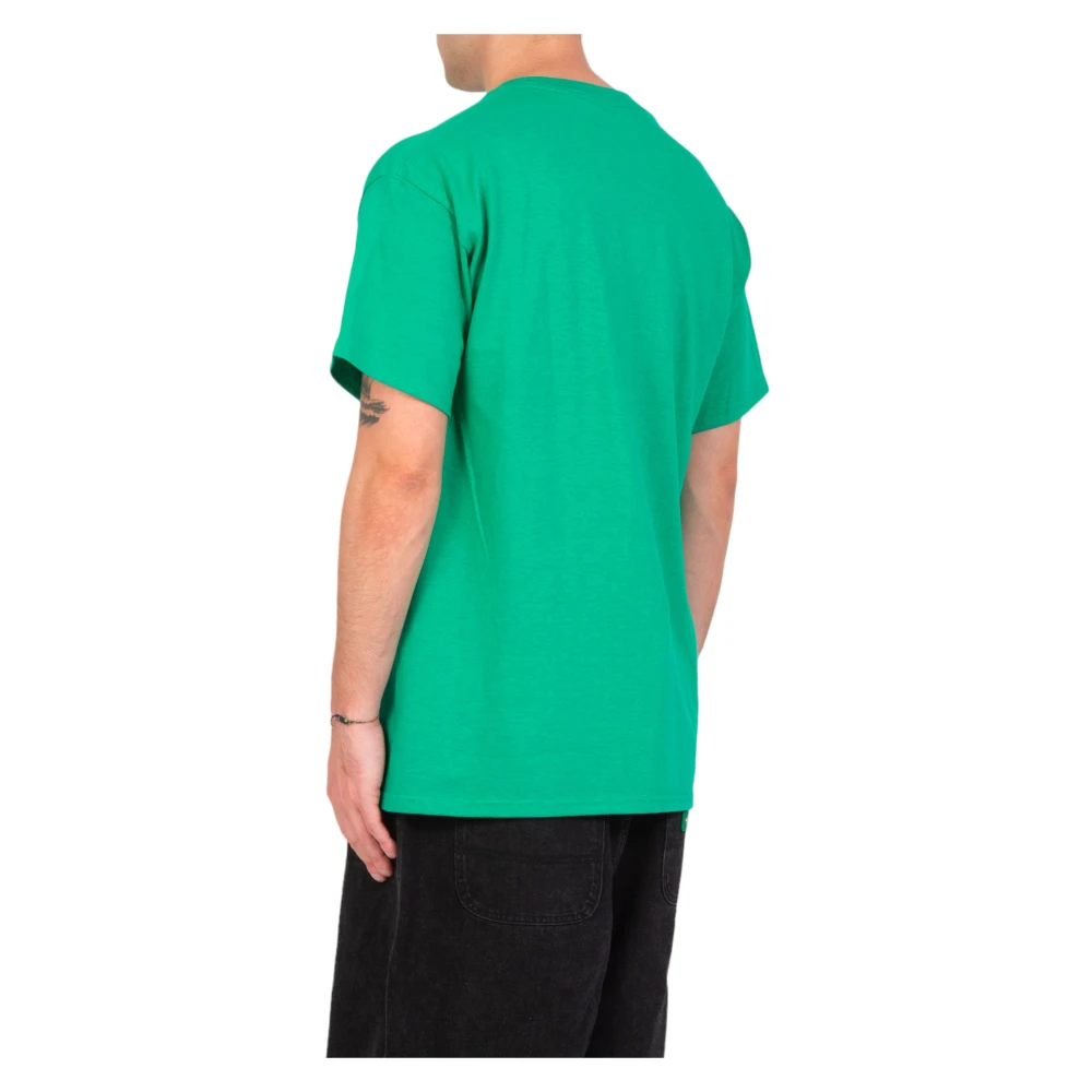 Pleasures Groene Opera Tee Shirt Green Heren