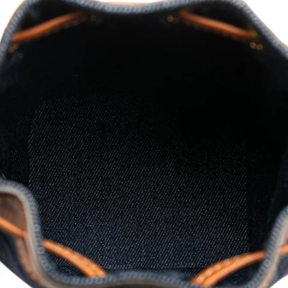 Fendi Vintage Pre-owned Denim fendi-bags Brown Dames