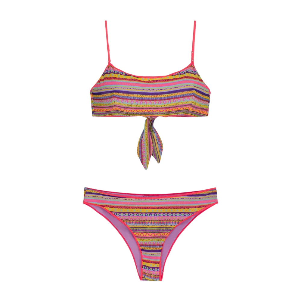 Me-Fui Seashell Bikini Top en Slip Set Multicolor Dames