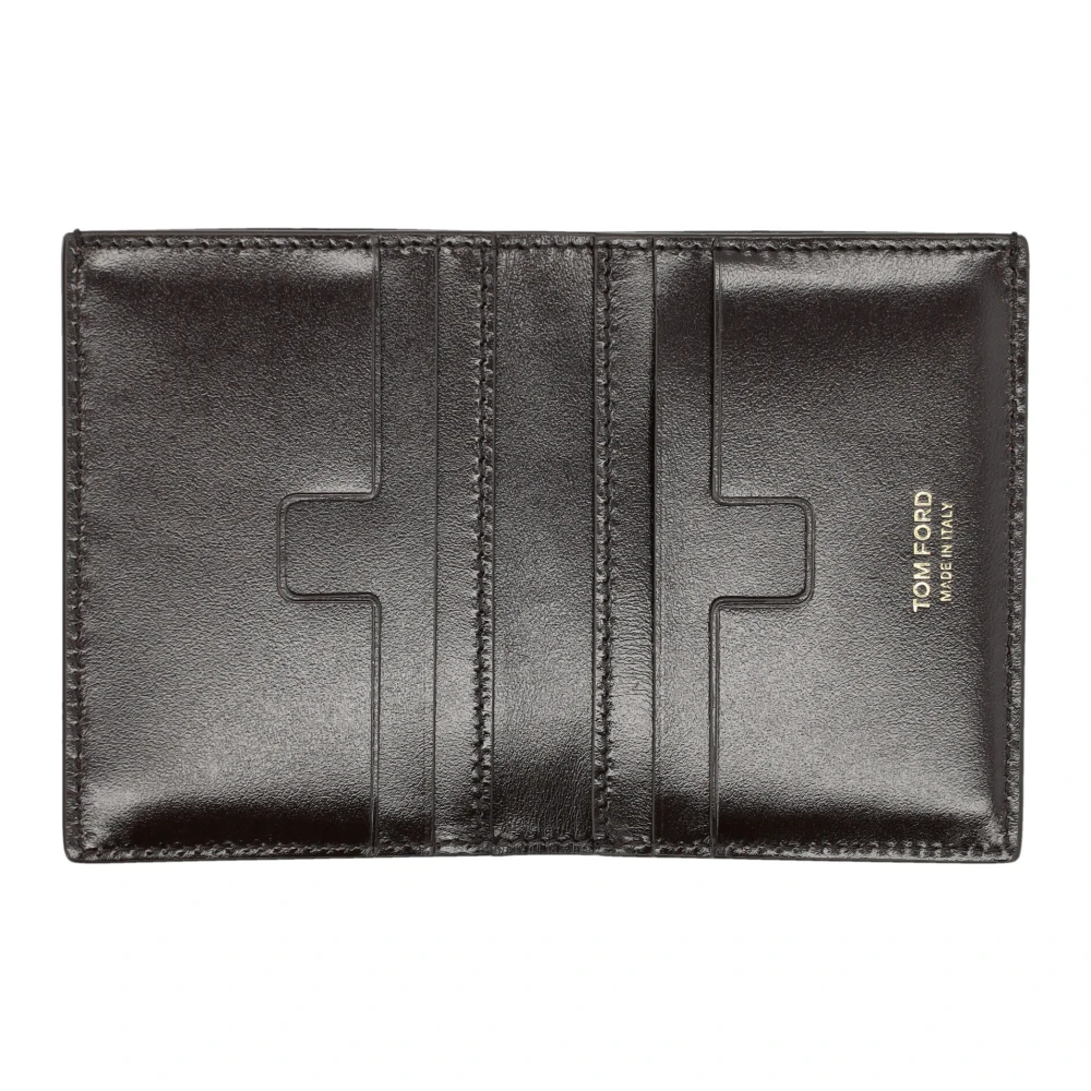 Tom Ford Kaarthouder met Python Print Black Heren