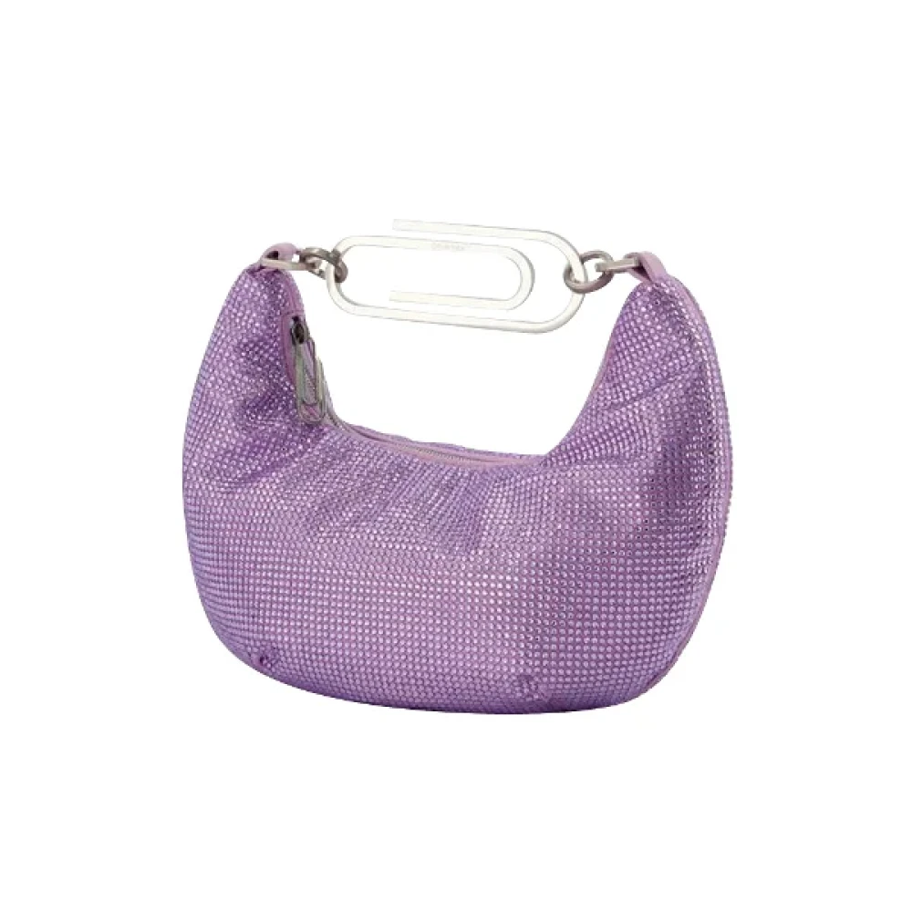 Off White Fabric handbags Purple Dames