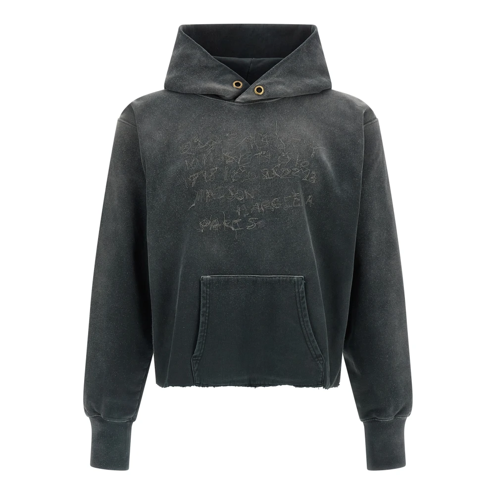 Maison Margiela Women's Gray Numeric Signature Hoodie