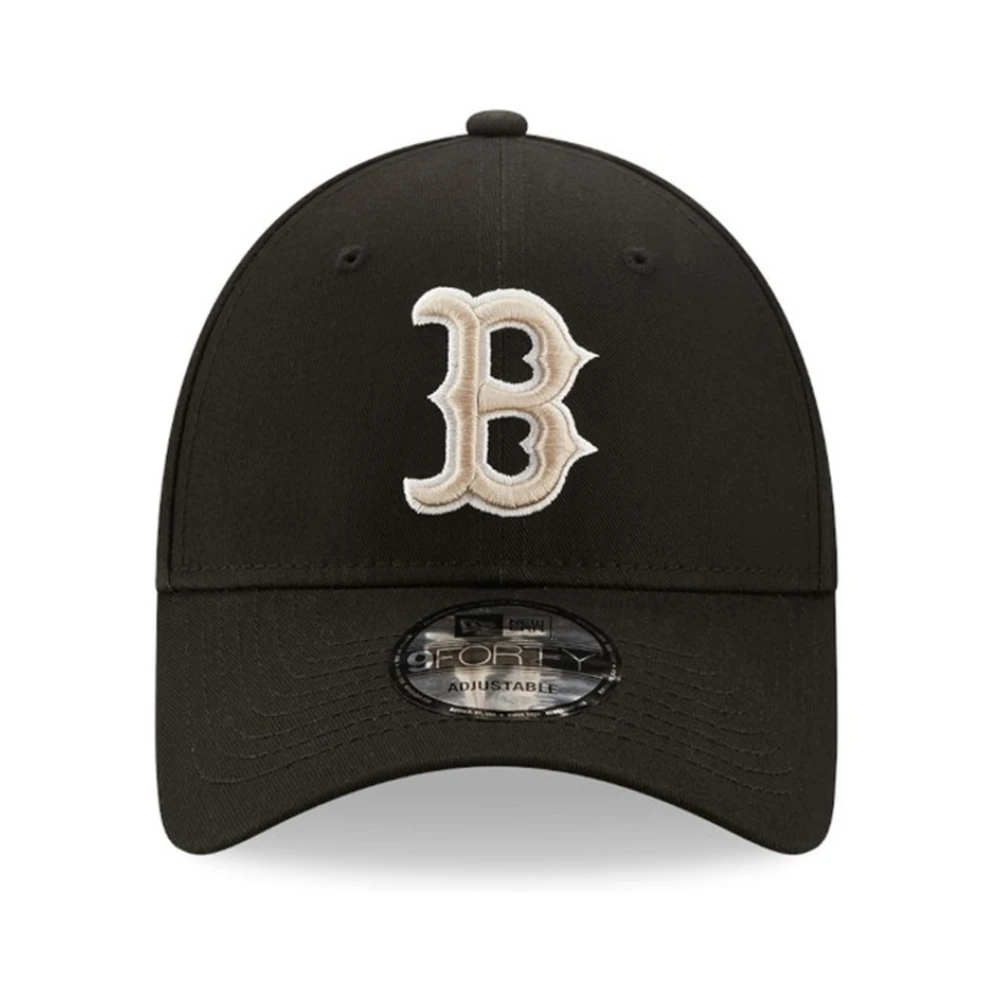 new era Zwarte Red Sox League Essential Pet Black Heren