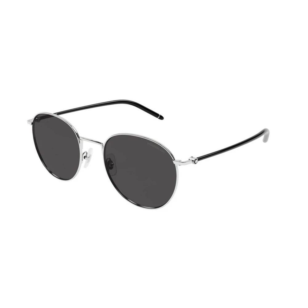 Montblanc Unisex Silver/Grey Sunglasses Mb0343sa