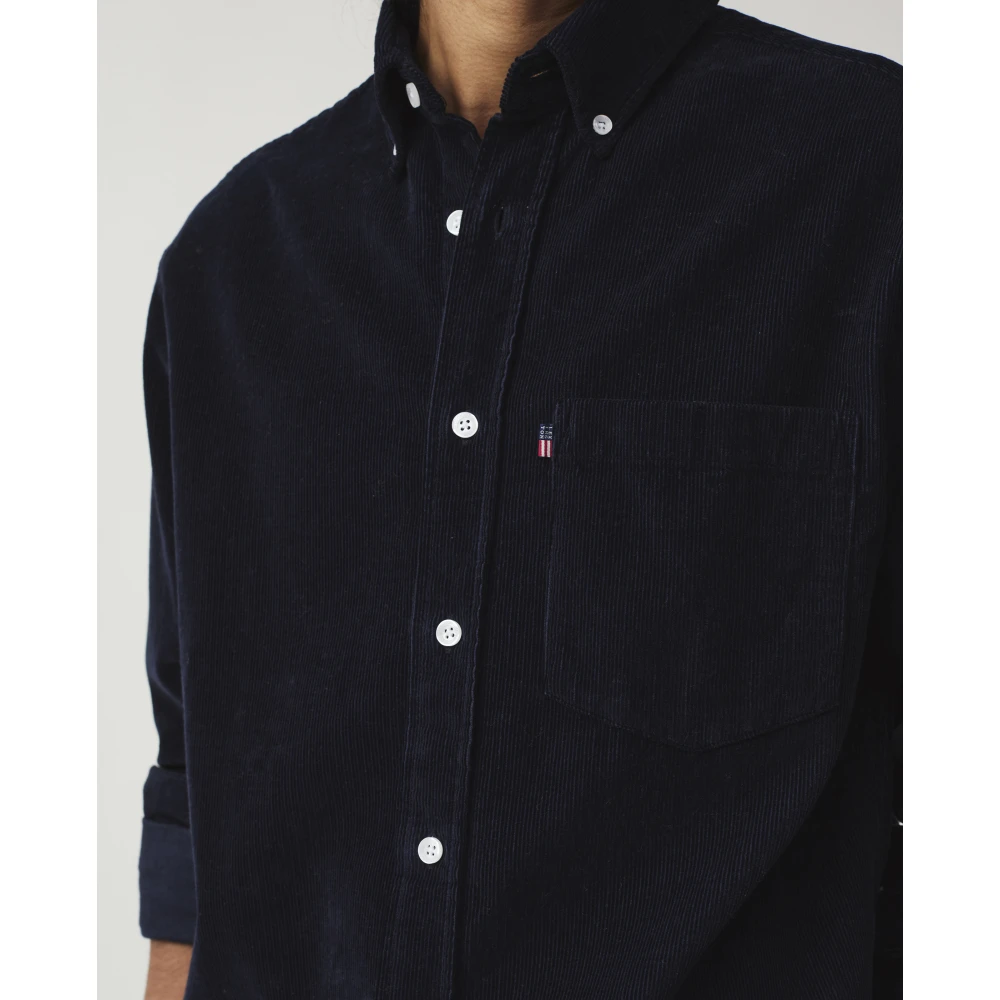 Lexington Corduroy Casual Overhemd Blue Heren