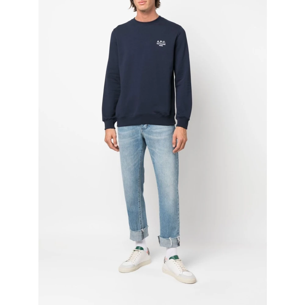 A.p.c. Sweatshirts Blue Heren