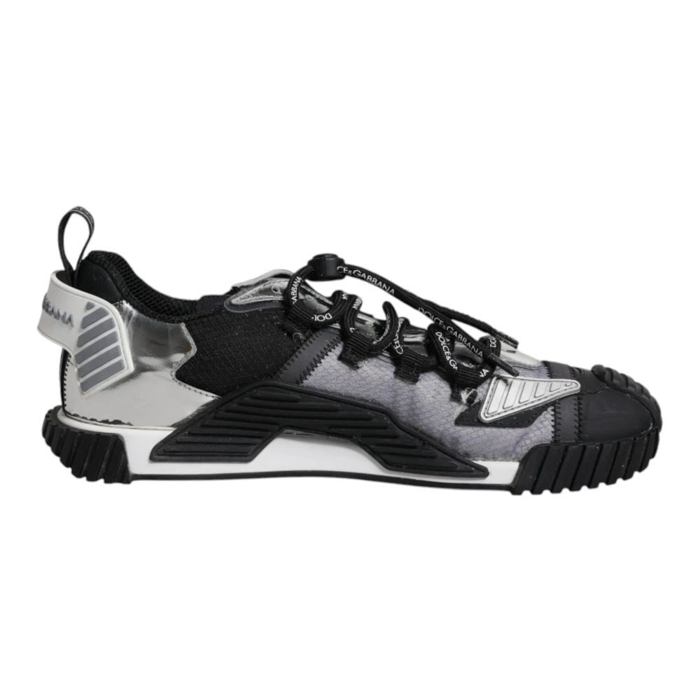 Dolce & Gabbana Men's Multicolor Lace Up Low Top Trainers