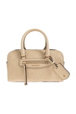 Jet Set Travel Extra-Small Logo-Embossed Leather Duffel