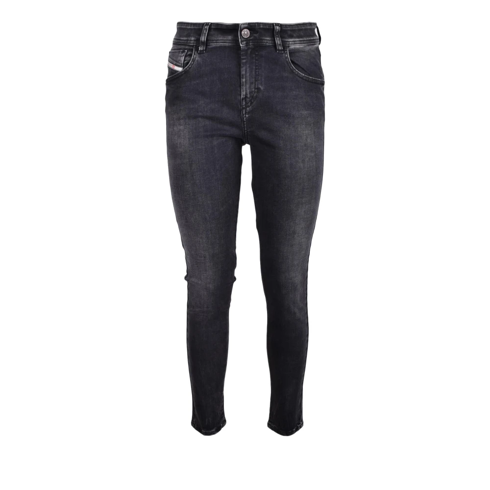 Diesel Katoen Elastaan Jeans Gray Dames