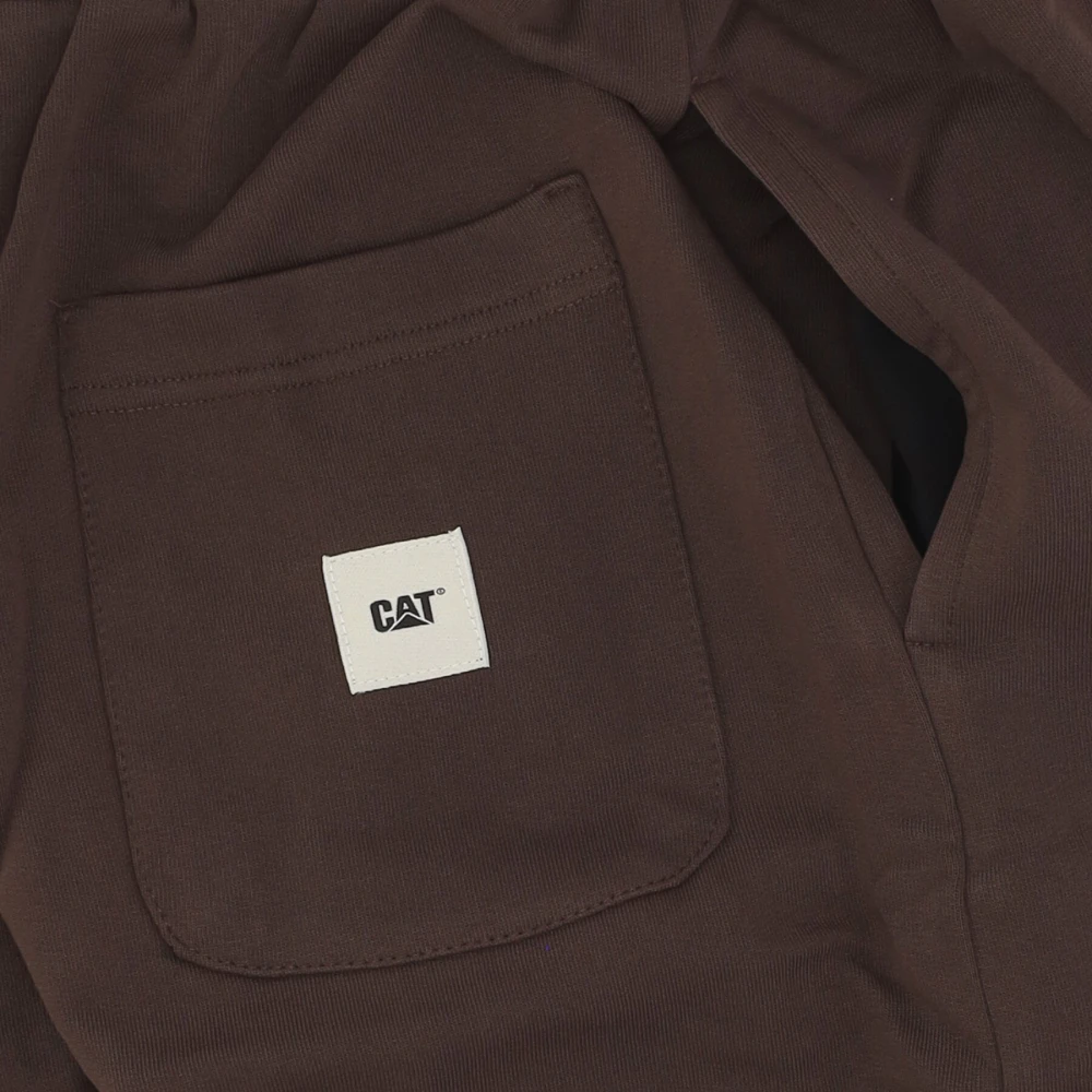 CAT Logo Oversized Short Suit Brown Heren