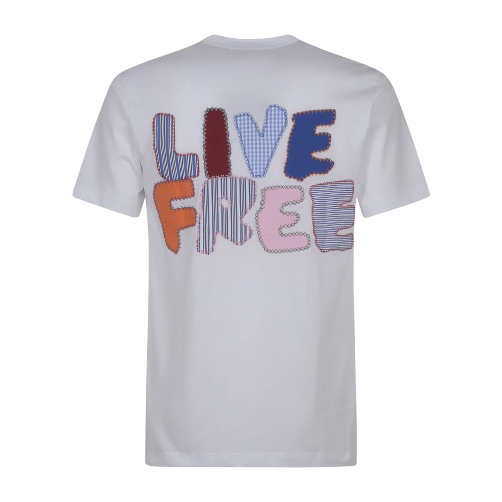 Comme des Garçons Witte Trui Gebreid T-Shirt White Heren