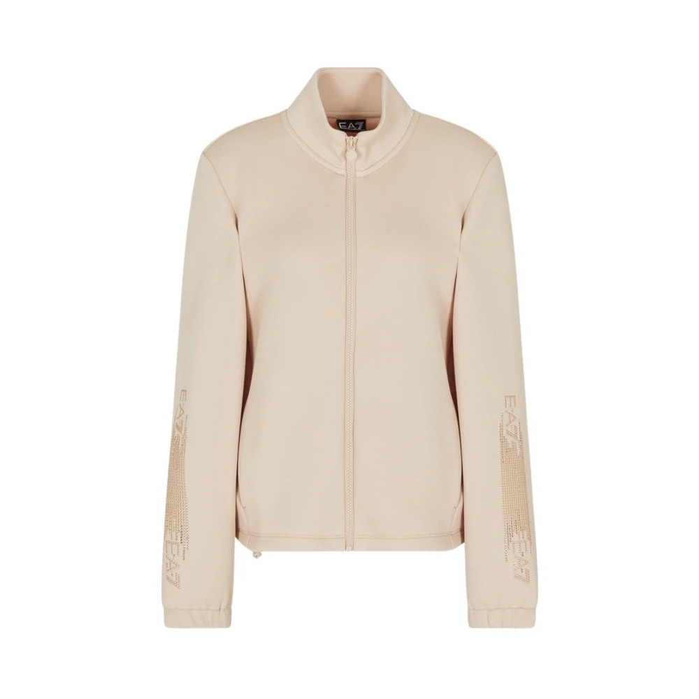 Emporio Armani Ea7 Femme Beige - Collection De Pulls Élégants - Vestes - Taille: 40 Fr