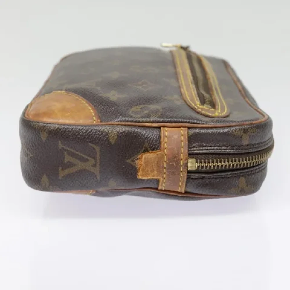 Louis Vuitton Vintage Pre-owned Canvas clutches Brown Dames