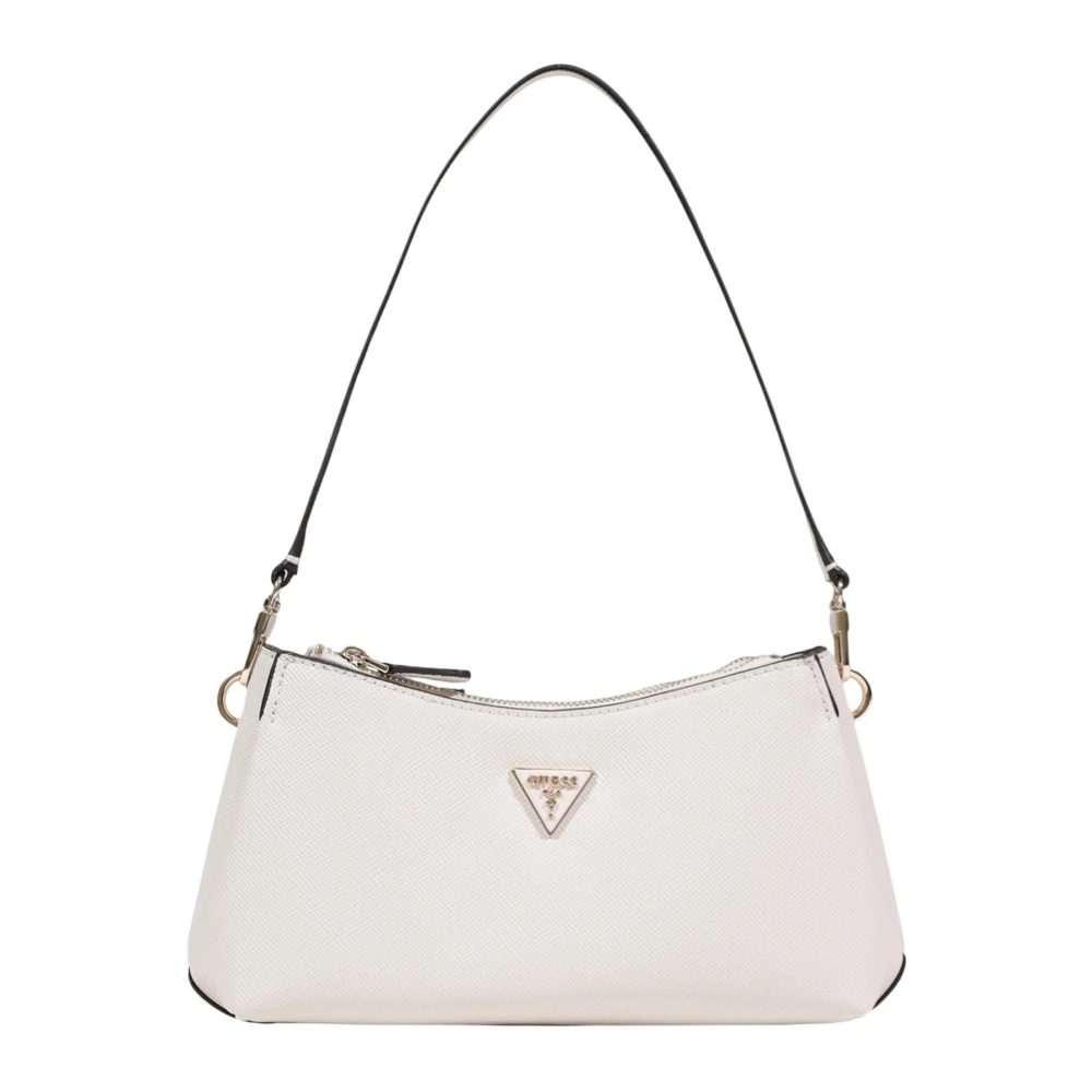 Guess Women's White Noelle Ii 3 Comp Shldr Xbody