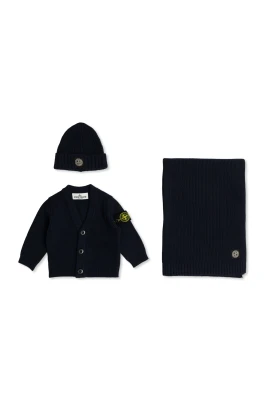 Cardigan, Scarf and Hat Set