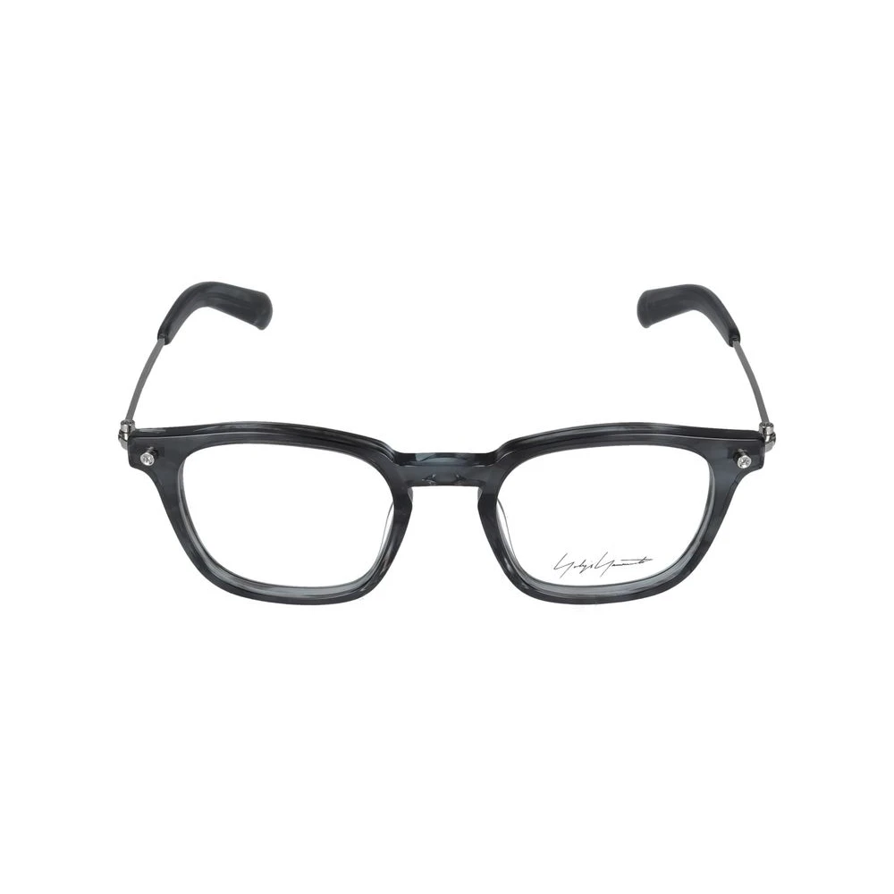 Yohji Yamamoto Unisex Black Glasses, 48 Mm, Label 22 2202 Eyeglasses