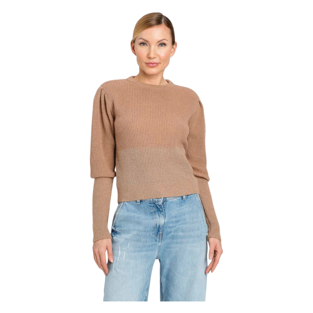 Twinset Wolmix Sweater Set Brown Dames