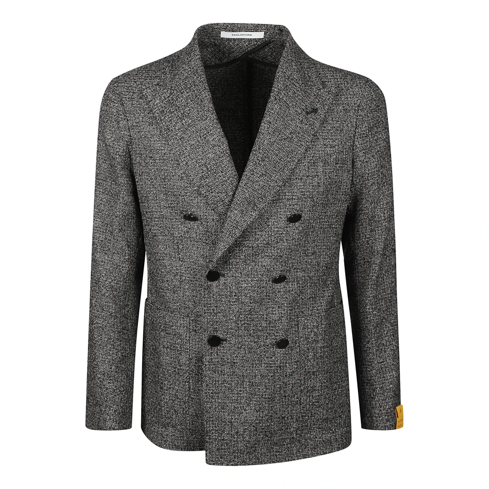 Tagliatore Stijlvolle Jas voor Mannen Black Heren