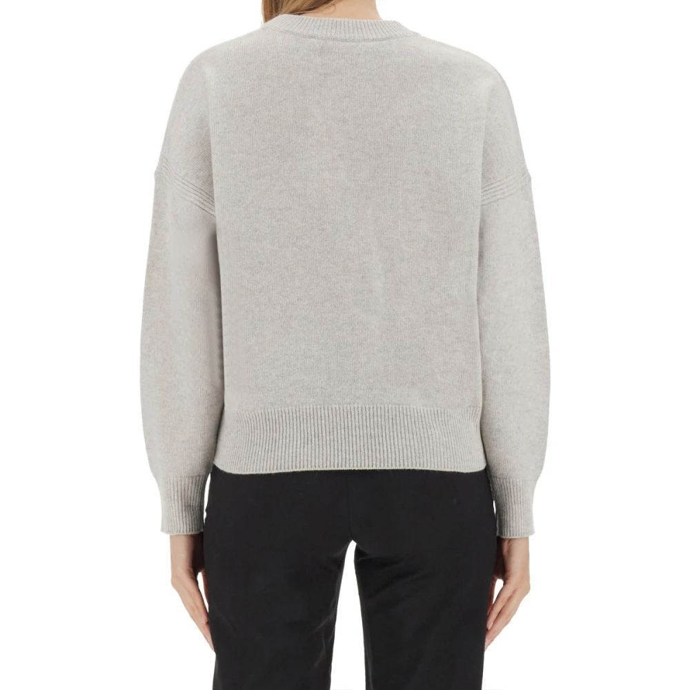 Maison Kitsuné Logo Gebreide kleding voor vrouwen Gray Dames