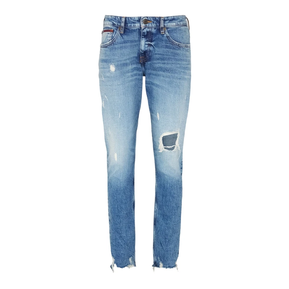 Tommy Jeans Slim-fit Denim Byxor Blue, Herr