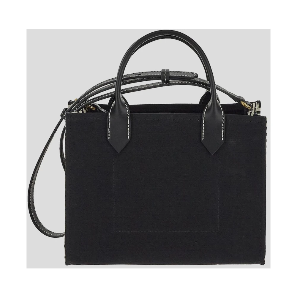 Balmain Canvas Tote Bag Black Dames