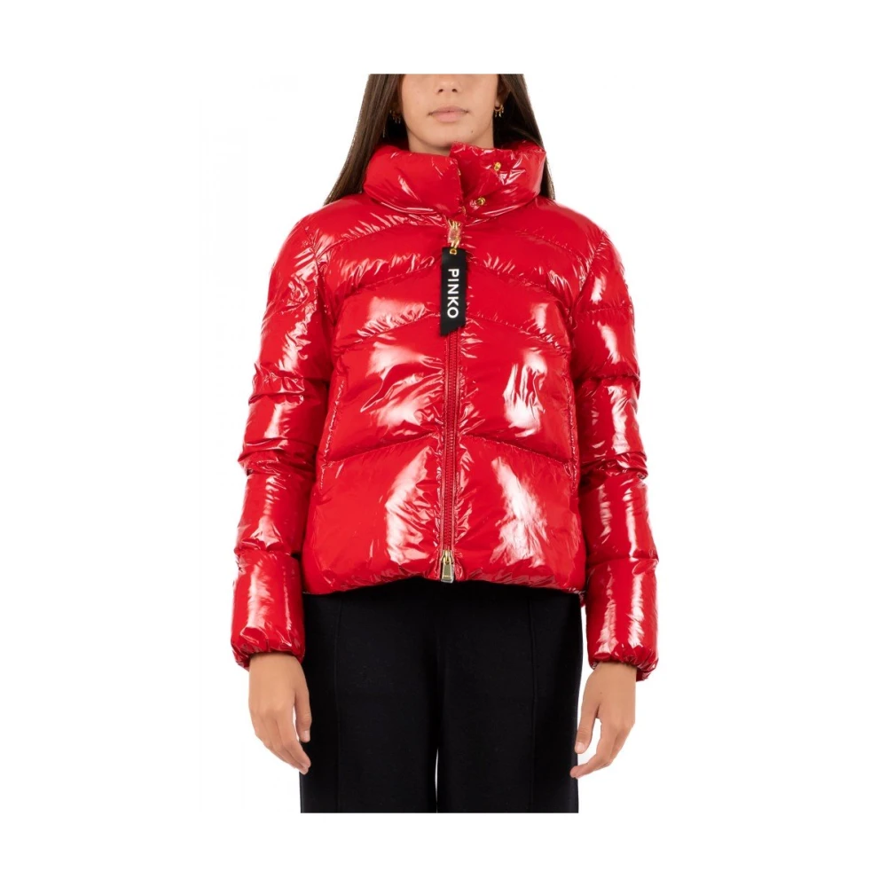 Pinko Stijlvolle Caban voor Vrouwen Red Dames