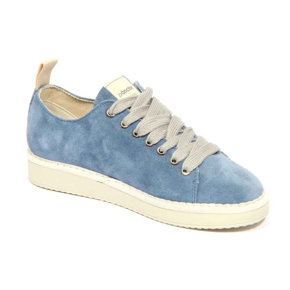 Panchic Lichtblauwe suède schoen Dames Schoenen