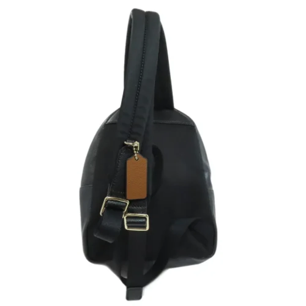 Coach Pre-owned Fabric backpacks Black Dames