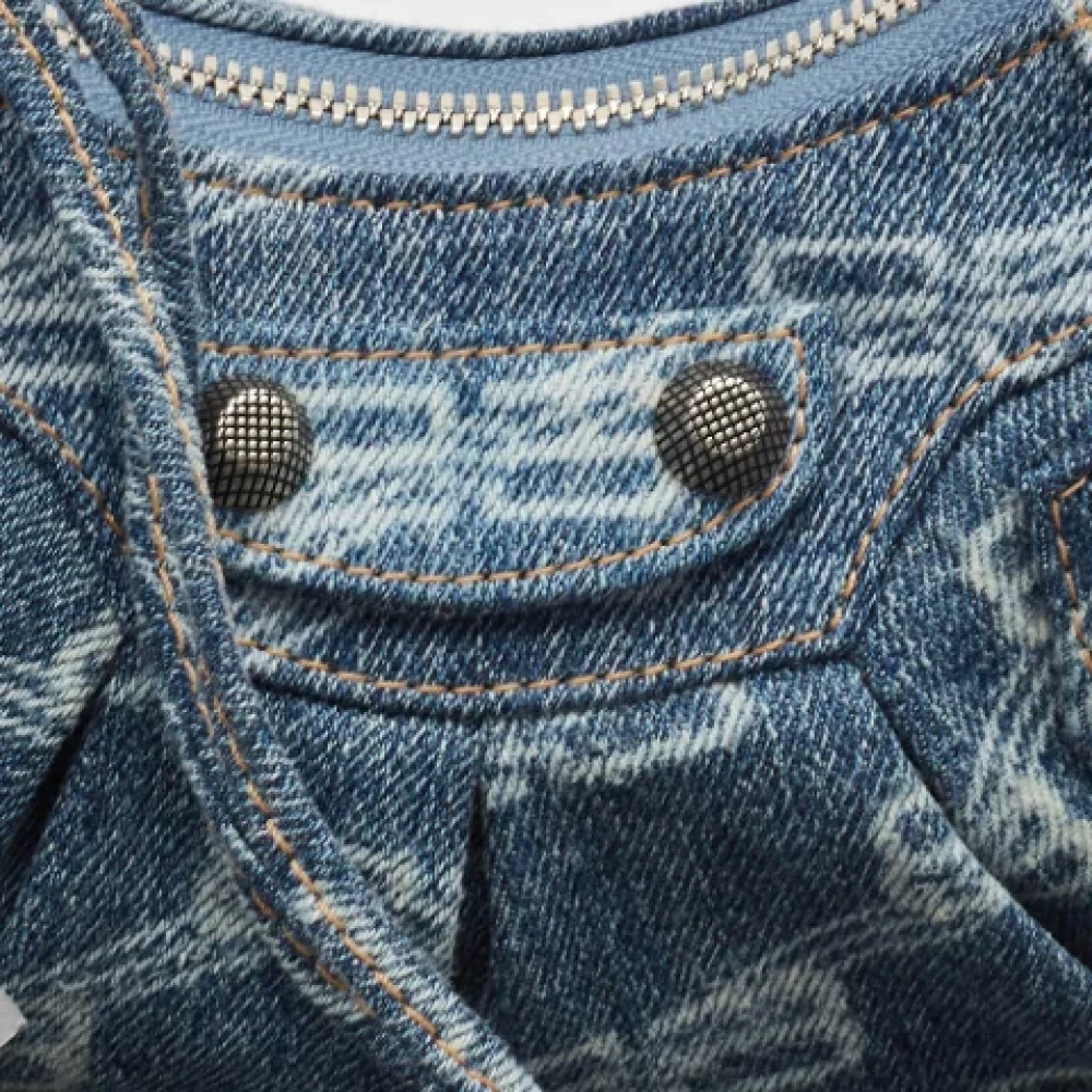 Balenciaga Vintage Pre-owned Denim balenciaga-bags Blue Dames