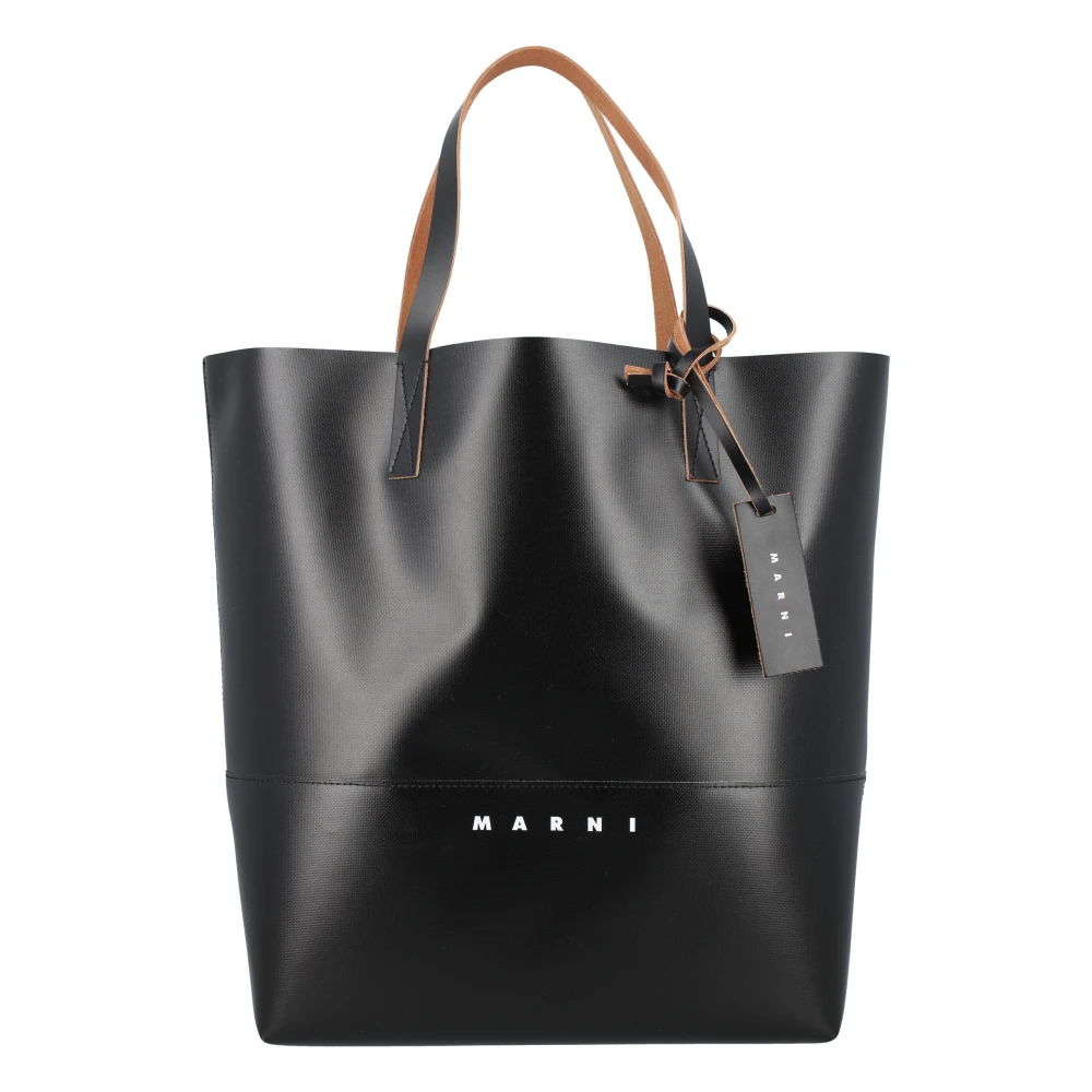 Marni Zwarte Handtas Tribeca Shopping Tas Black Heren