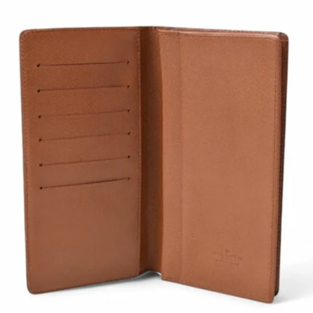 Louis Vuitton Vintage Pre-owned Canvas wallets Brown Dames