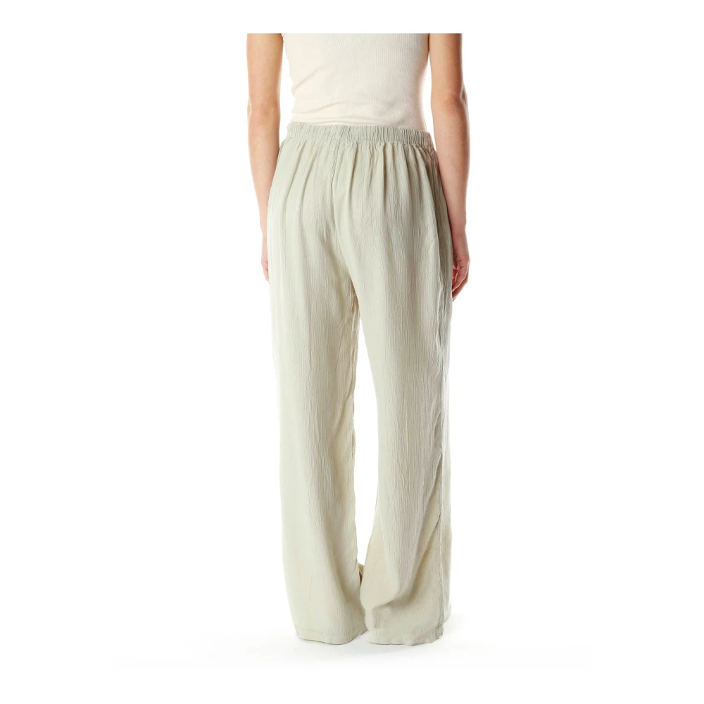 Bella Dahl Wide Trousers Green Dames