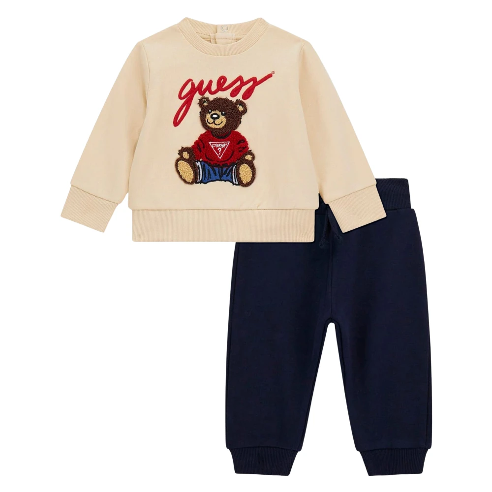 Guess Multicolor Teddy Bear Tracksuit - Female - Kids Sport Sets - 18 M - Kids