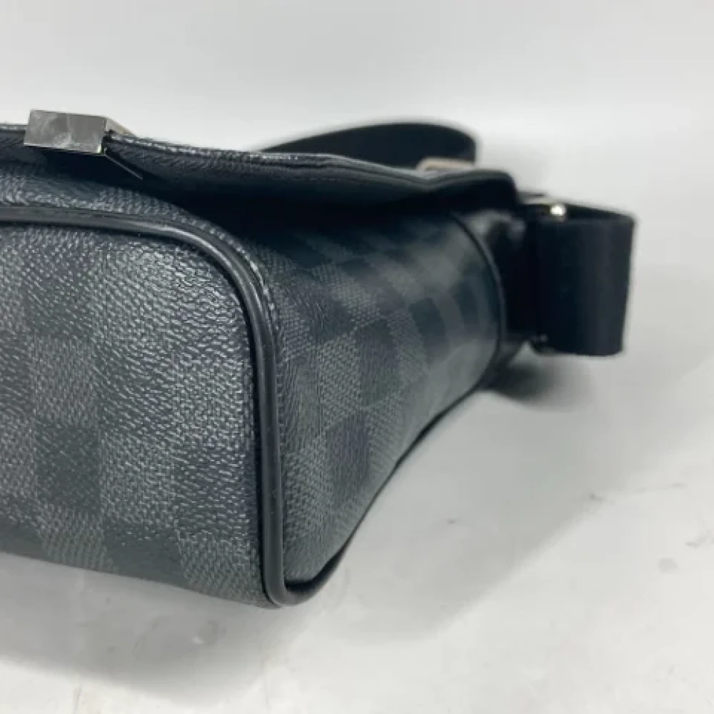 Louis Vuitton Vintage Pre-owned Cotton louis-vuitton-bags Black Dames
