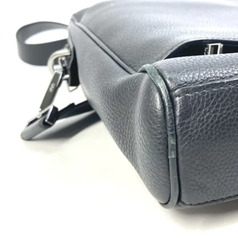 Dior Vintage Pre-owned Leather dior-bags Black Heren
