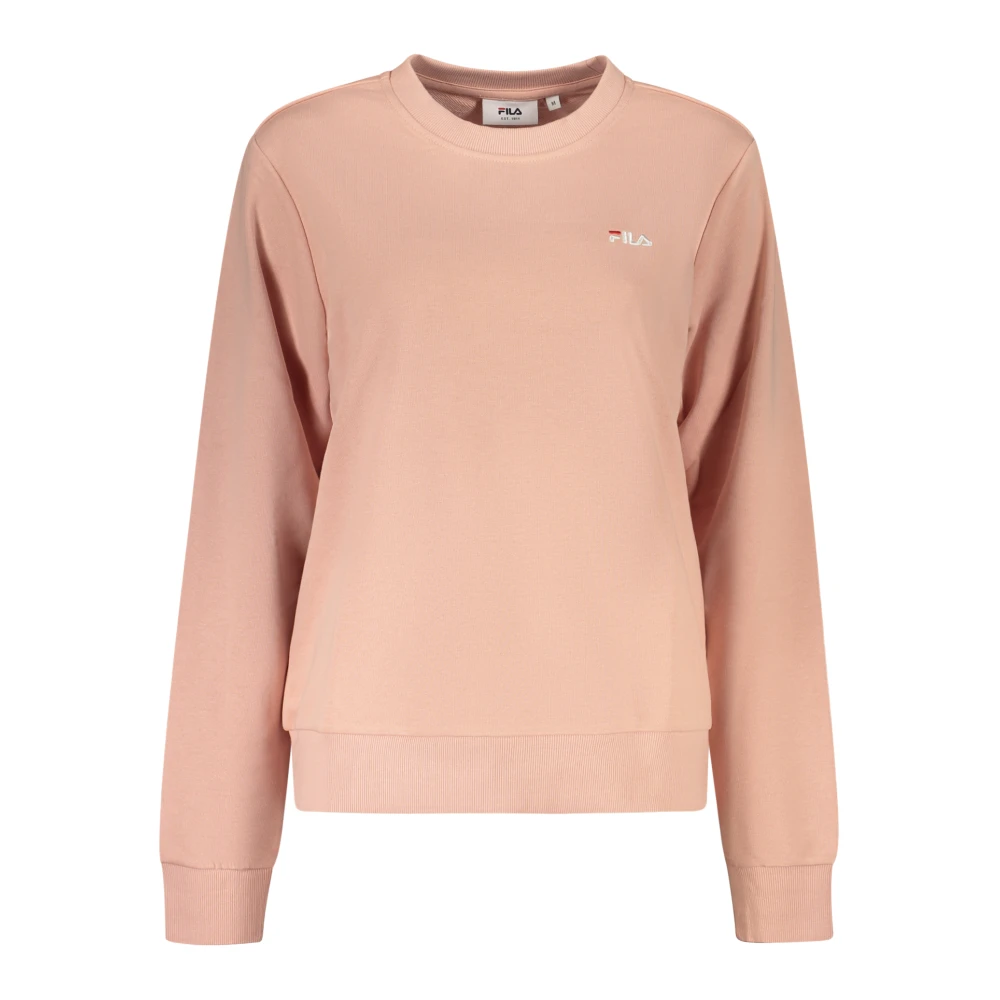 Fila Women's Pink Lierna Long-Sleeved Sweatshirt - Sweatshirts - L - Sweatshirts & Hoodies