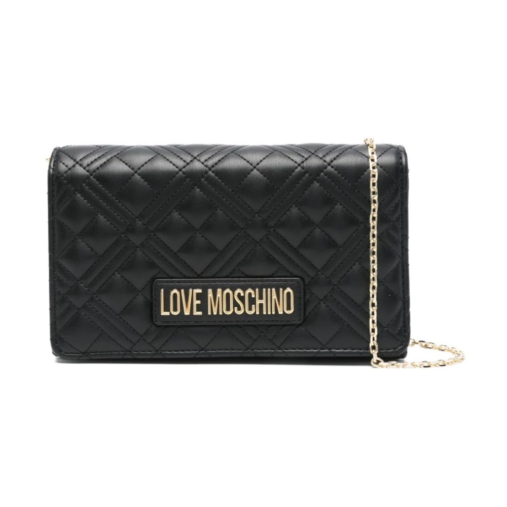 Love Moschino Vrouw Zwart Tassen Dames, One Size, E Schoudertas Stijlvol Ontwerp