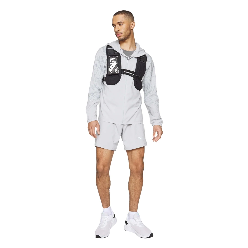Puma Hardloop Grafische Jas Gray Heren