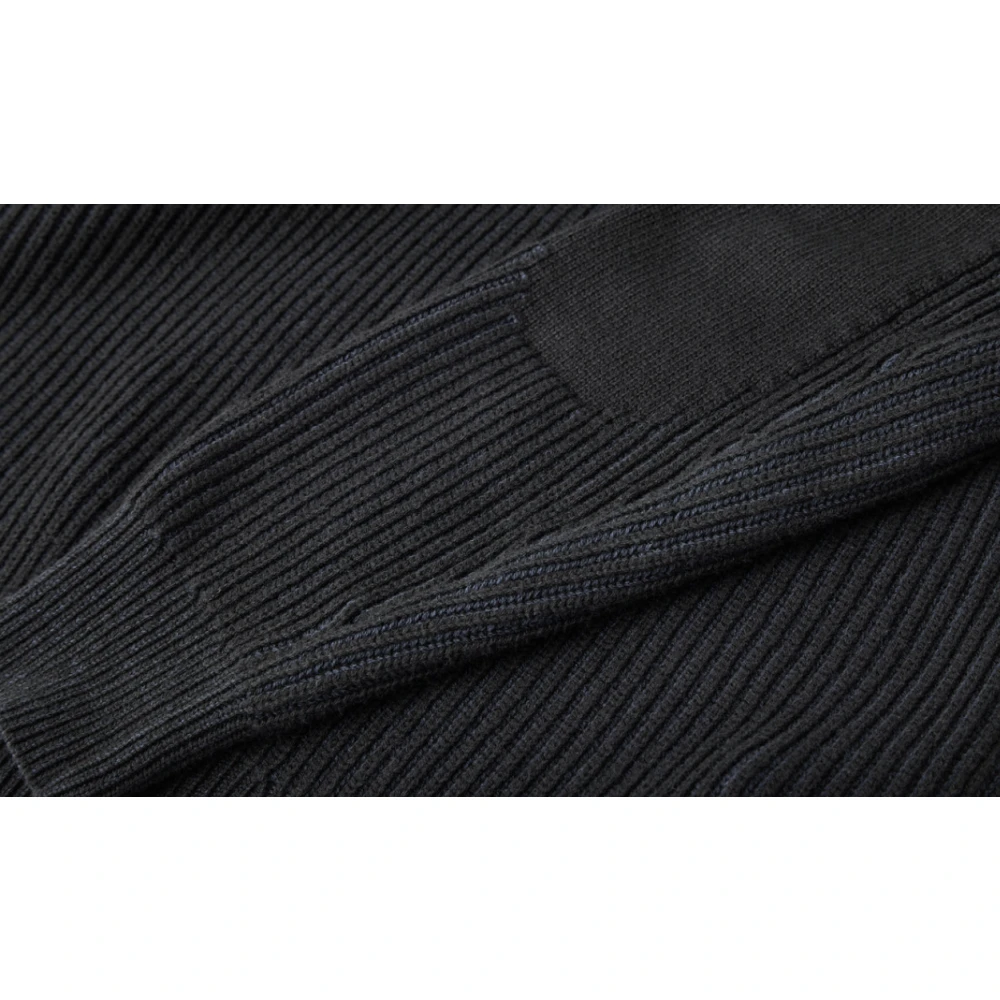 Belstaff Zwarte Quarter Zip Jumper Gray Heren