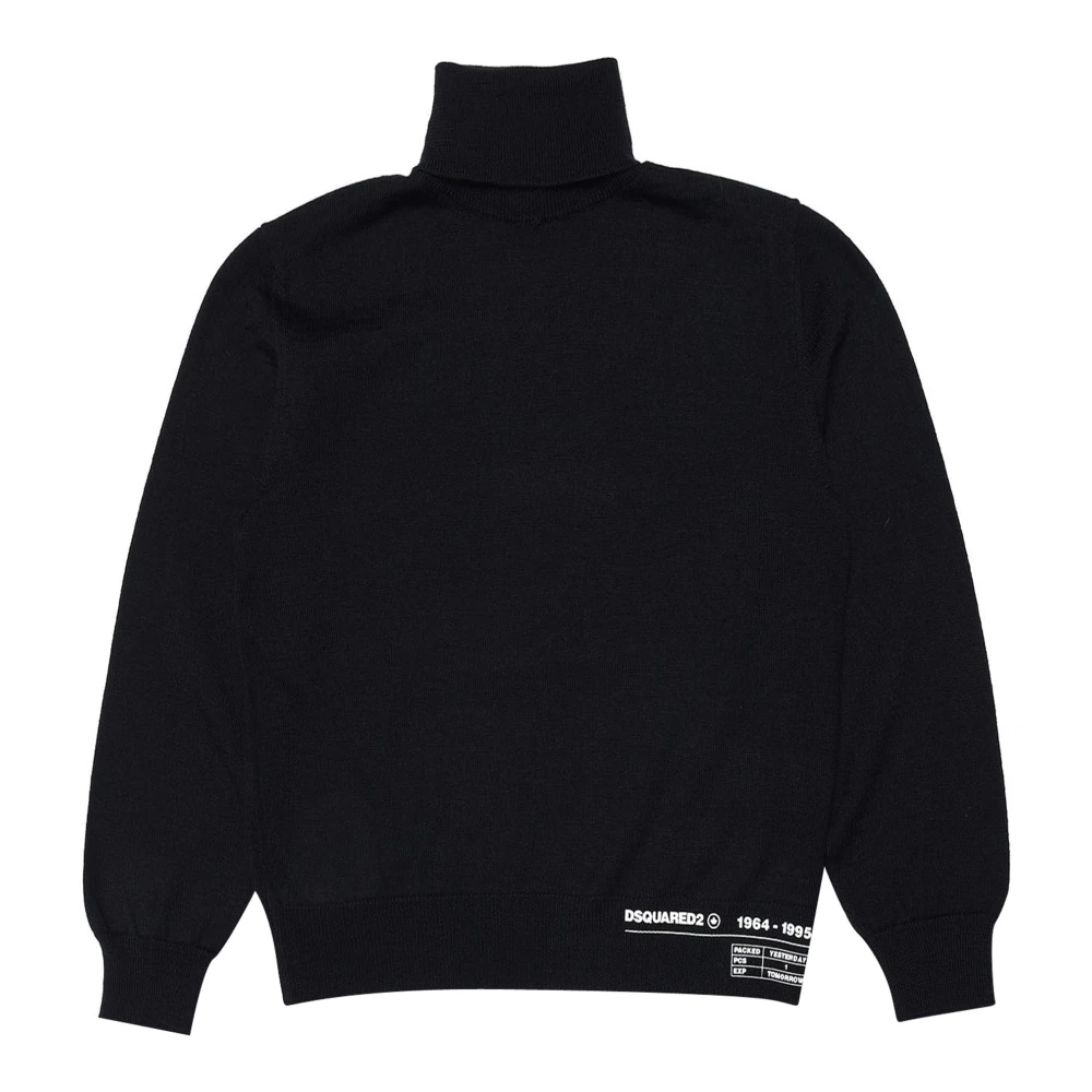 Dsquared2 Boys Black Sleveless Knitwear - Kids Knitwear - 8 Y - Kids