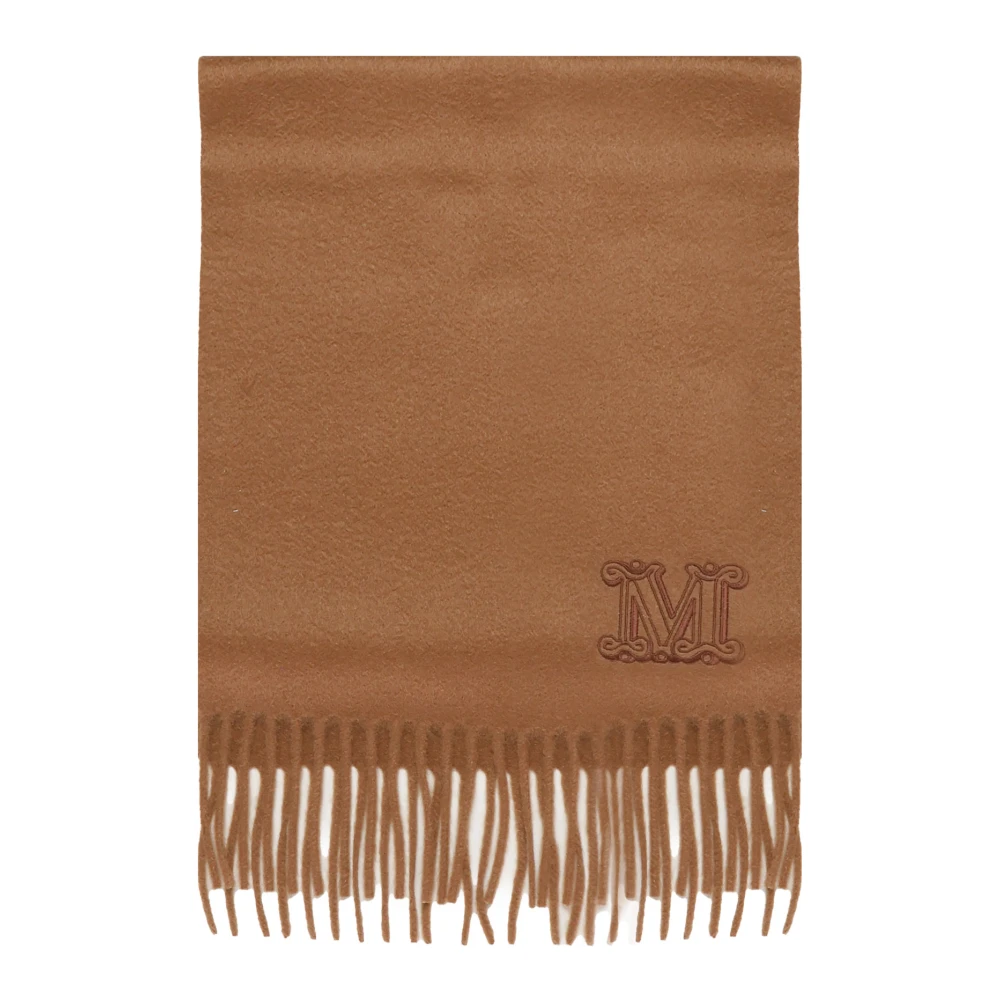 Max Mara Bruine Cashmere Wintersjaal voor Vrouwen Brown Dames