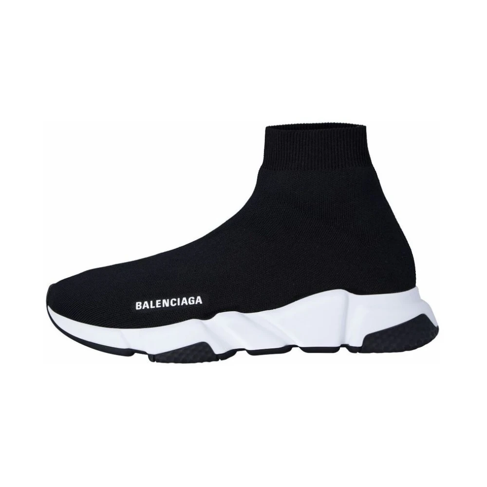 Balenciaga Speed Knit Sneakers Heren Schoenen Zwart